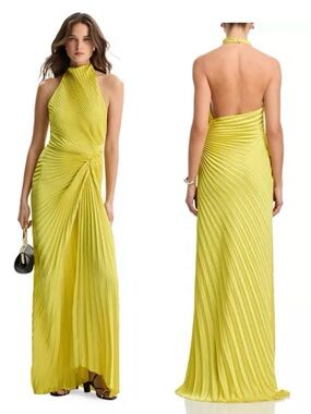 A.L.C. NWOT Romy Gown in Sweet Lime